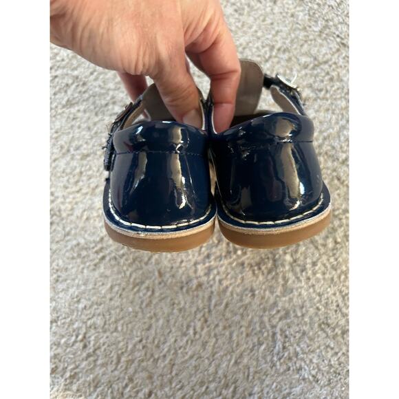 Ruthie T-Strap Mary Jane L’amour patent navy blue 10 - Picture 4 of 8
